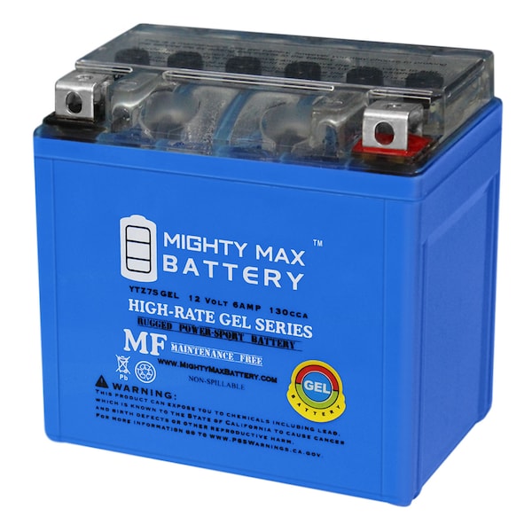 Mighty Max Battery 12V 6AH GEL Battery for Yamaha 90 YFM90R Raptor 2013 YTZ7SGEL142